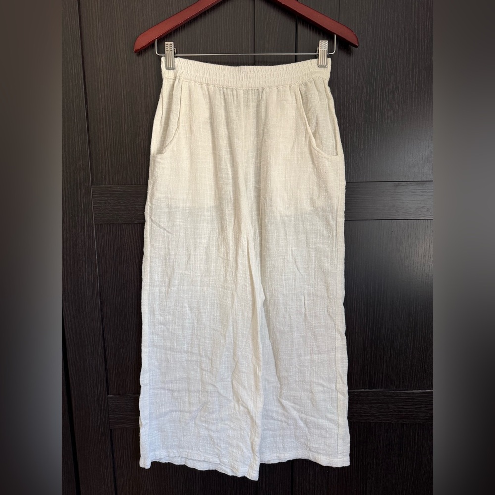 Rowie the Label - White Linen Pants